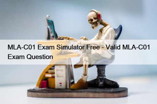 MLA-C01 Exam Simulator Free - Valid MLA-C01 Exam Question